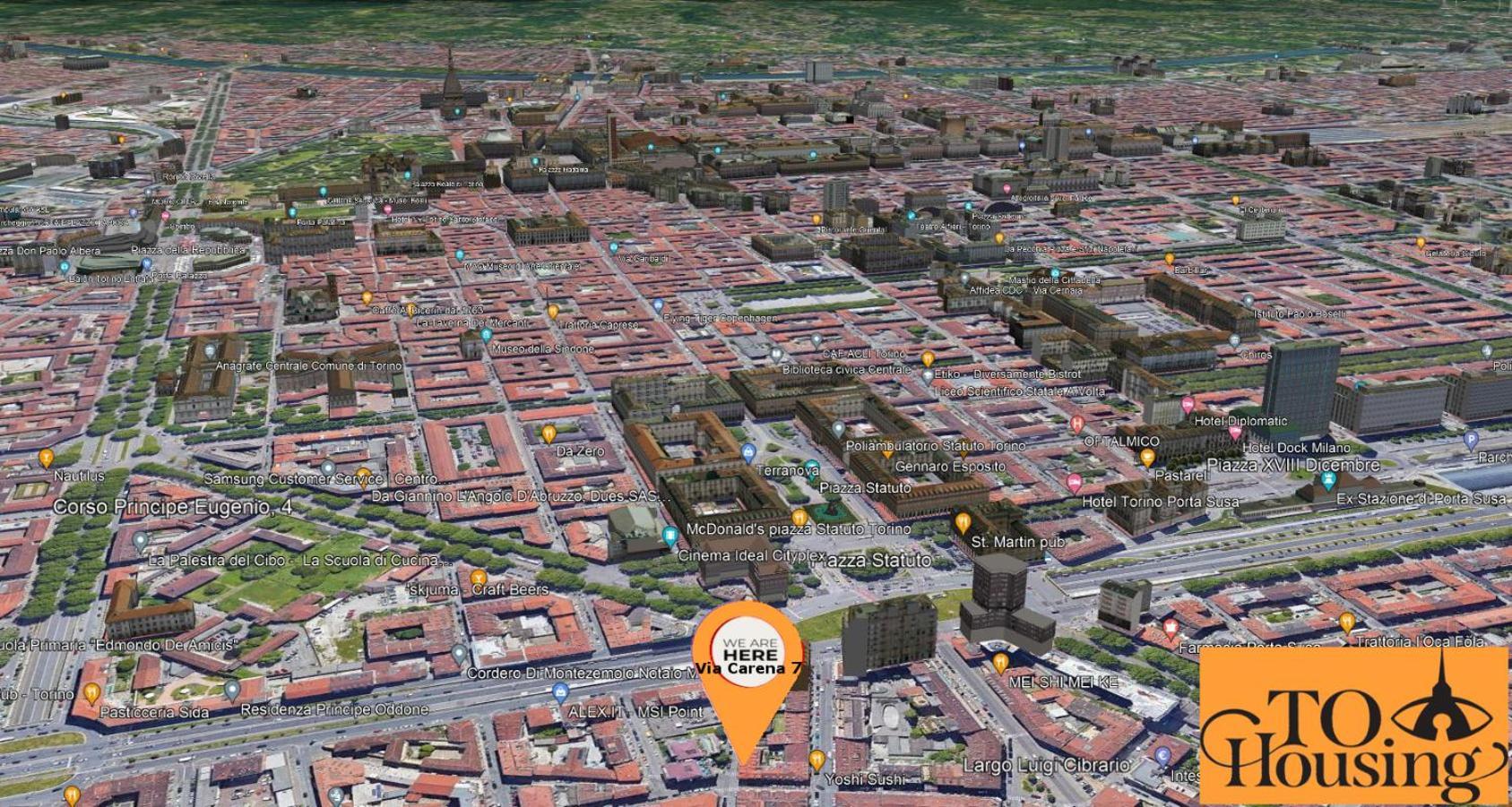 To-Housing3, Luce E Relax Al Centro Di Torino 아파트 외부 사진